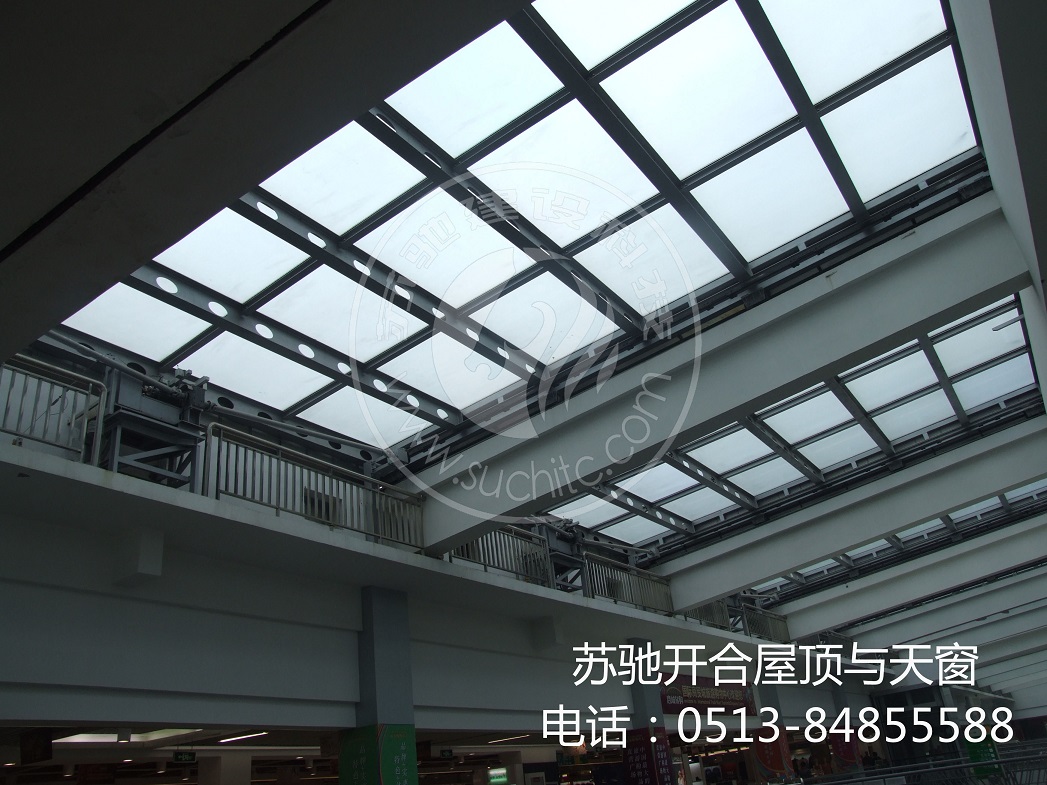 轻型开合屋顶系统 电动平移天窗 屋顶天窗