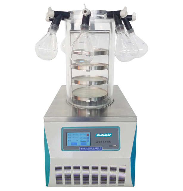 赛飞 台式冷冻干燥机 Biosafer-10C(多歧管普型) 杭州诺丁科学器材有限公司