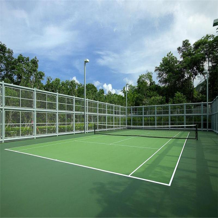 单位网球场建设小区网球场建造网球场地施工