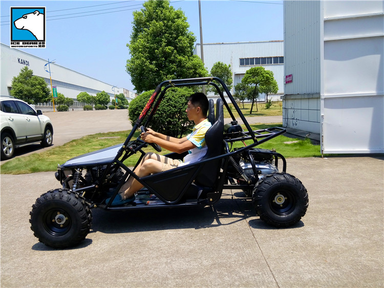 冰熊运动出口150cc越野卡丁车 休闲娱乐方向盘钢管全地形沙滩车