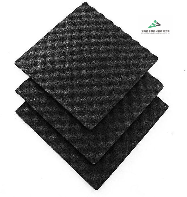 单面凹发泡橡胶减震垫板是一种建筑减振隔音产品,采用天然橡胶,具有