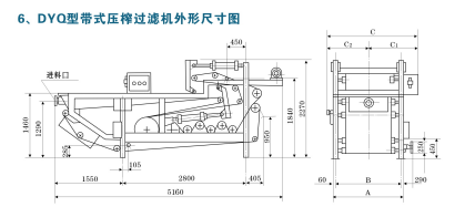 dyq型带式压榨过滤机 带式压榨过滤机 污水处理设备厂家 品牌 启东